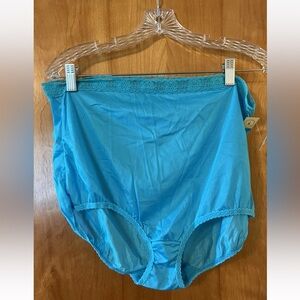 Kmart Panties Underwear Nylon Tricot Blue Panty USA Vintage K-mart NWT Esteem 9